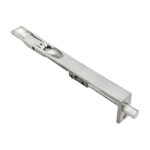 Eurospec 203 x 20mm Lever Action Flush Bolt - Square - Bright Stainless Steel