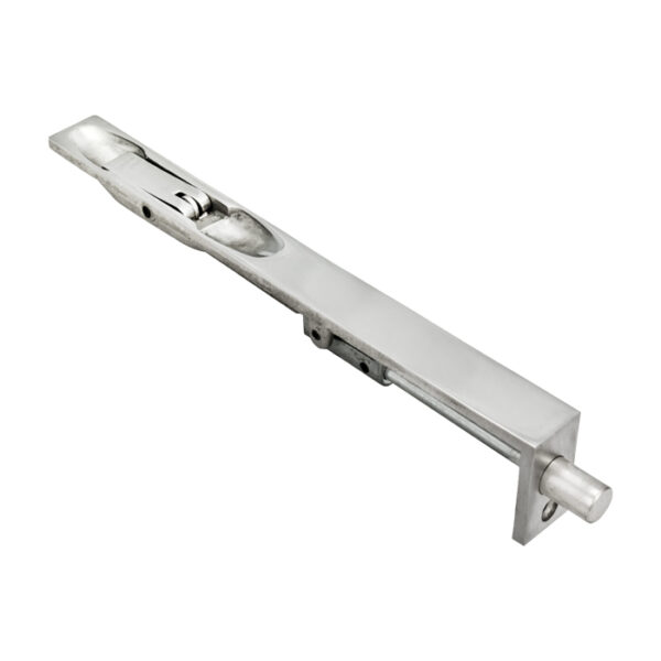 Eurospec 203 x 20mm Lever Action Flush Bolt - Square - Bright Stainless Steel
