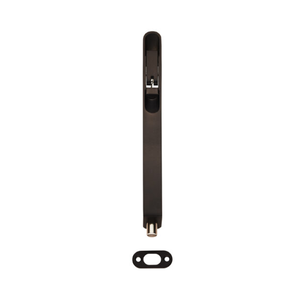 Eurospec 203 x 20mm Lever Action Flush Bolt - Radius - Matt Black