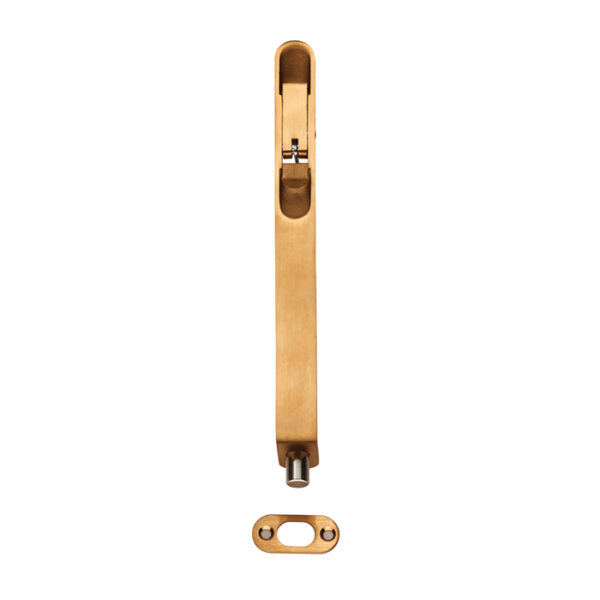 Eurospec 203 x 20mm Lever Action Flush Bolt - Radius - Satin PVD
