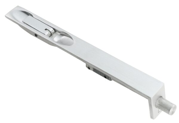 Eurospec 203 x 20mm Lever Action Flush Bolt - Square - Satin Stainless Steel