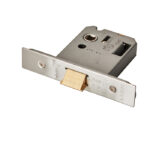 Eurospec 76mm Heavy Duty Flat Latch - Square - Satin Stainless Steel