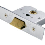 Eurospec Flat Latch 76mm - Satin Chrome