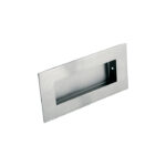 Eurospec 102 x 50mm - Flush Pull - Rectangular - Satin Stainless Steel