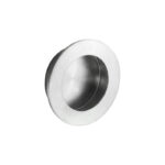 Eurospec 80mm Dia. - Flush Pull - Circular - Satin Stainless Steel