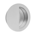 Eurospec 90mm Dia. - Flush Pull - Circular - Satin Stainless Steel