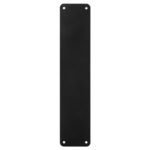 Eurospec 350 x 75mm - Finger Plate - Plain - Matt Black