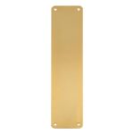 Eurospec 350 x 75mm - Finger Plate - Plain - Satin PVD