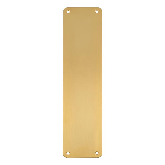fpp1350spvd.jpg Eurospec 350 x 75mm - Finger Plate - Plain - Satin PVD - Image 1
