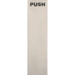 Eurospec 350 x 75mm - Finger Plate - Push - Satin Stainless Steel