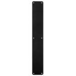 Eurospec 500 x 75mm - Finger Plate - Plain - Matt Black