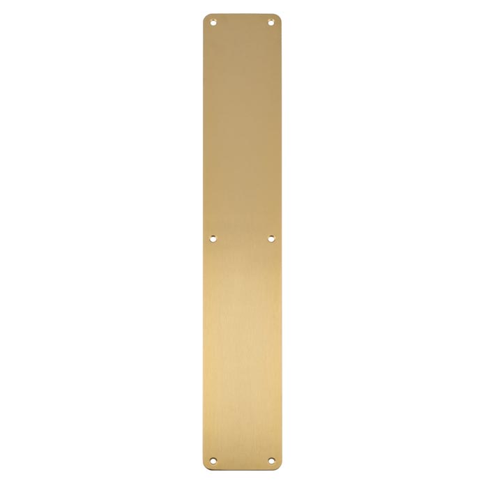 fpp1500spvd.jpg Eurospec 500 x 75mm - Finger Plate - Plain - Satin PVD - Image 1