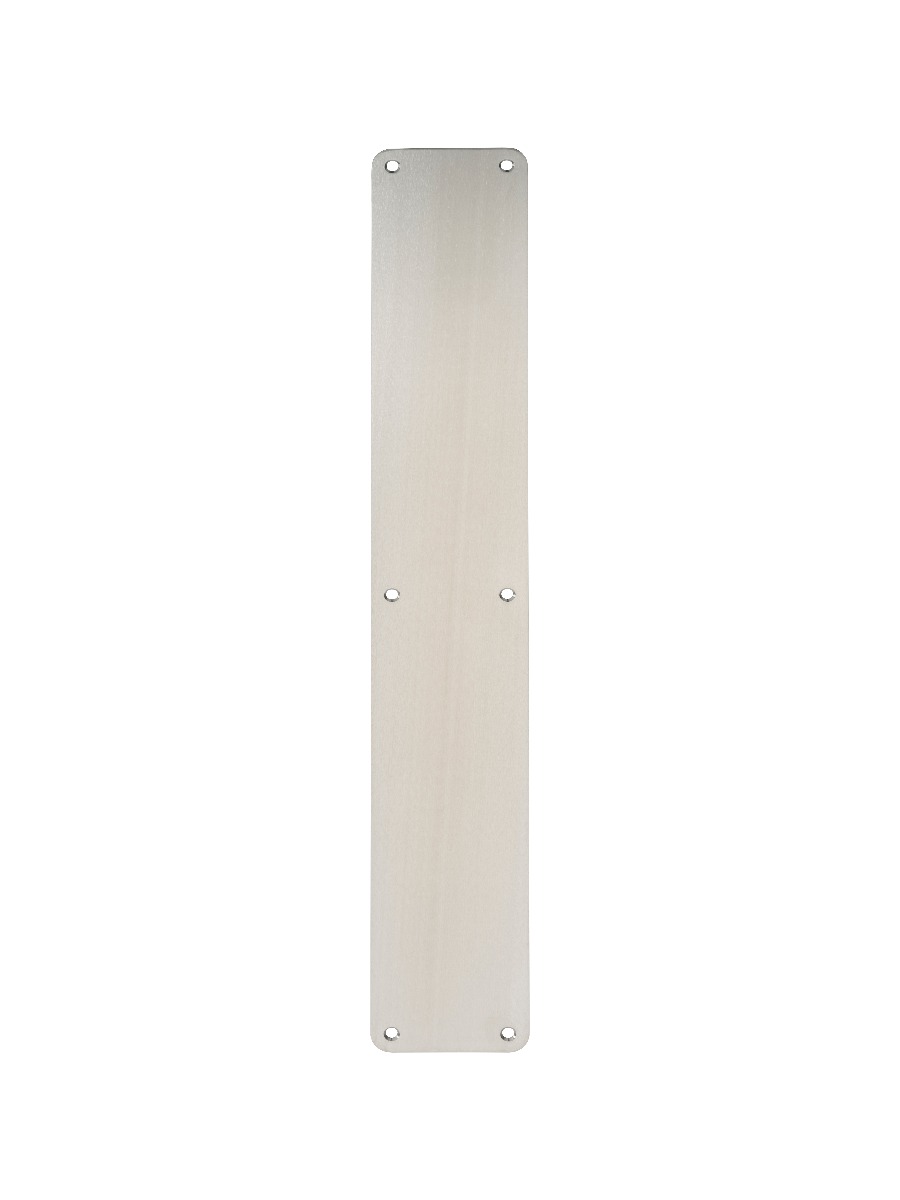 fpp1500sss_1.jpg Eurospec 500 x 75mm - Finger Plate - Plain - Satin Stainless Steel - Image 1