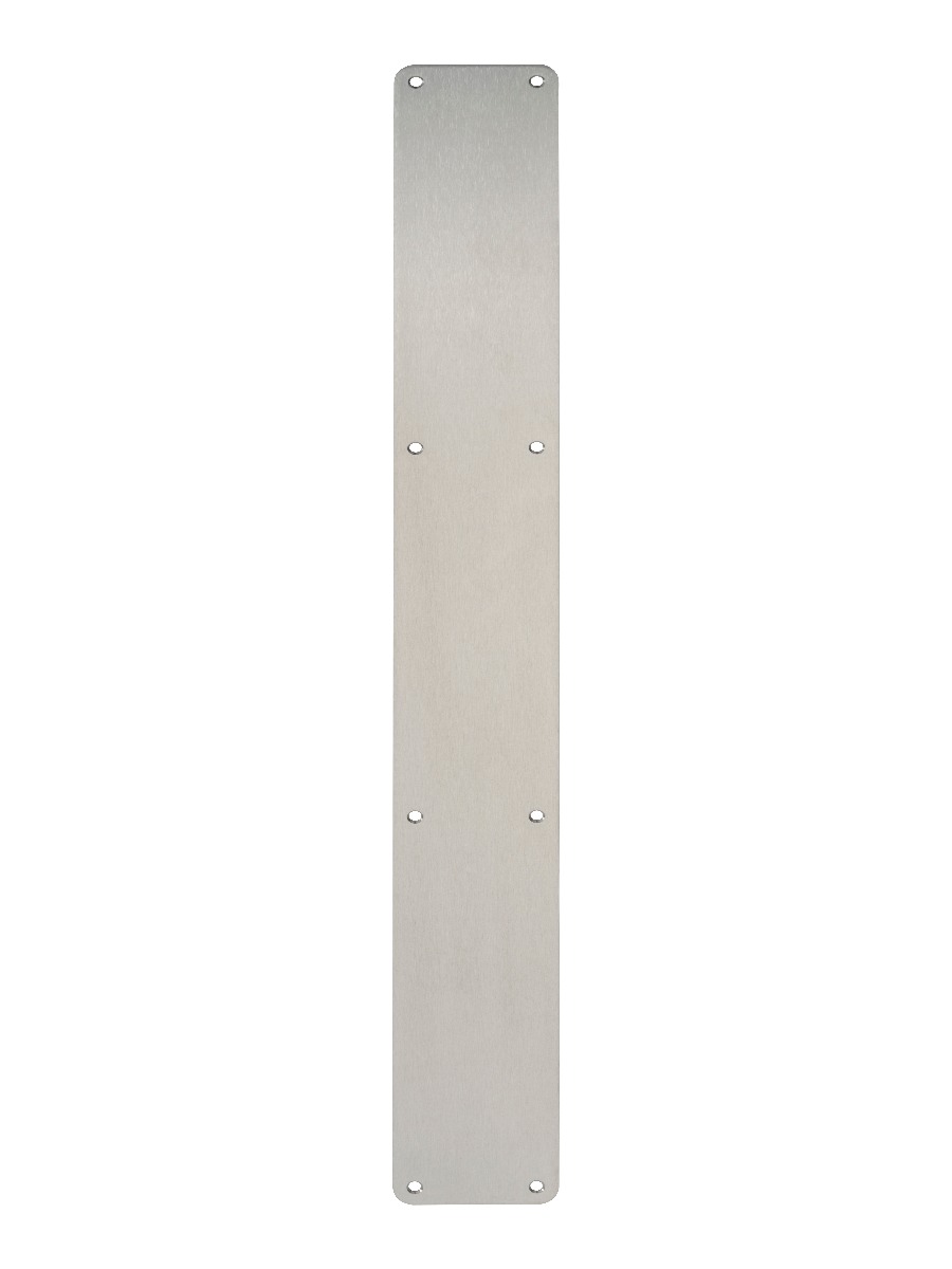 fpp1650sss.jpg Eurospec 650 x 75mm - Finger Plate - Plain - Satin Stainless Steel - Image 1