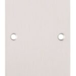 Eurospec Finger Plate 300 x 75mm - Plain - Satin Anodised Aluminium
