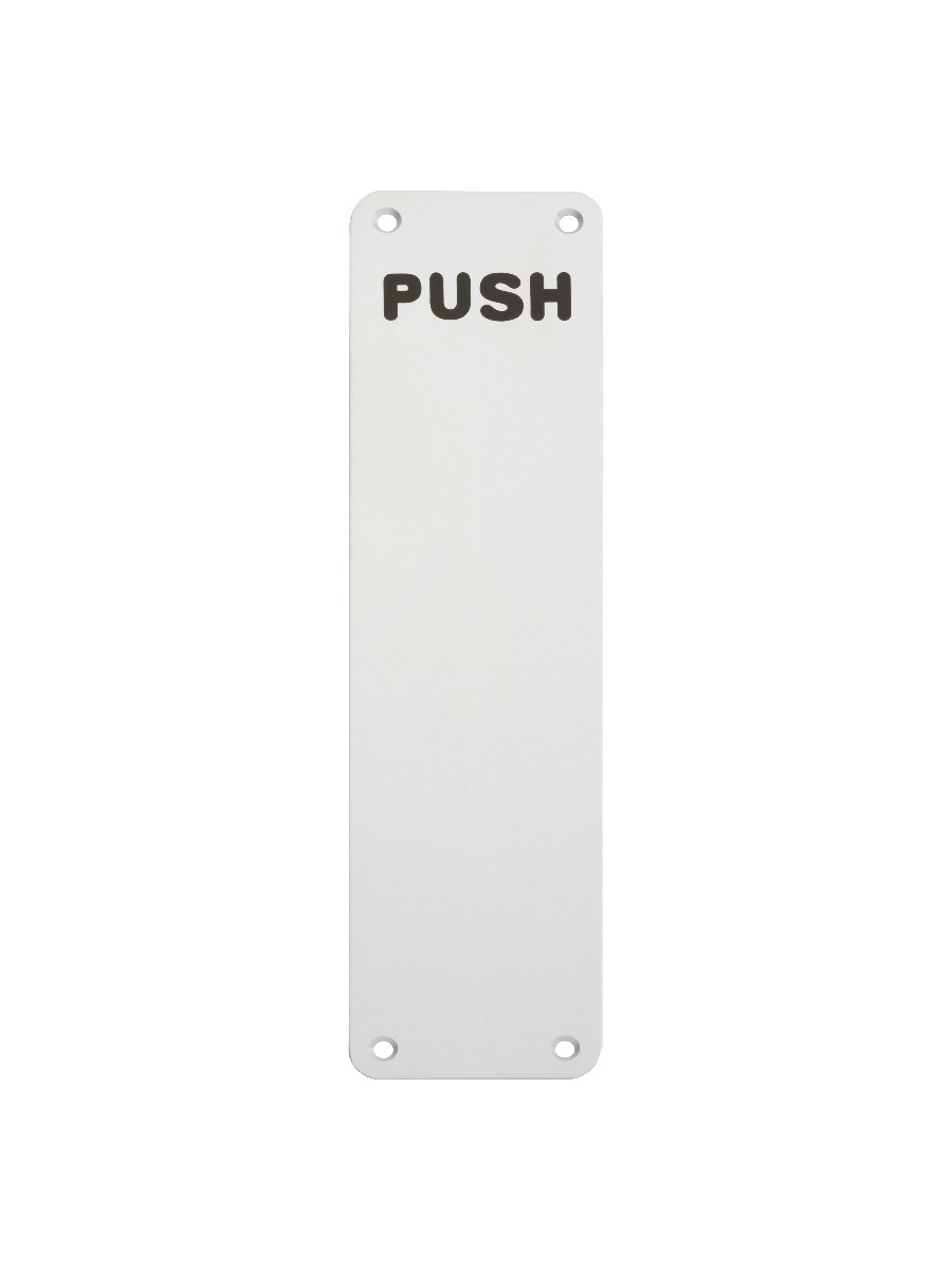 fpp43002saa.jpg Eurospec Finger Plate 300 x 75mm - Push - Satin Anodised Aluminium - Image 1