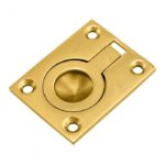 Carlisle Brass Flush Pull Ring - Polished Brass