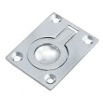 Carlisle Brass Flush Pull Ring - Polished Chrome
