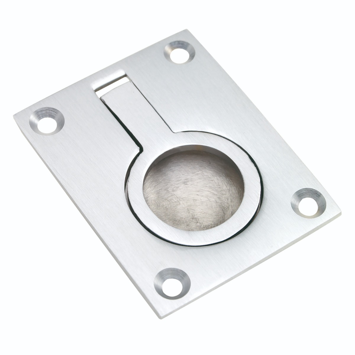 frp50sc.jpg Carlisle Brass Flush Pull Ring - Satin Chrome - Image 1