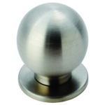 Carlisle Brass 25mm Stainless Steel Ball Knob W/ Rose