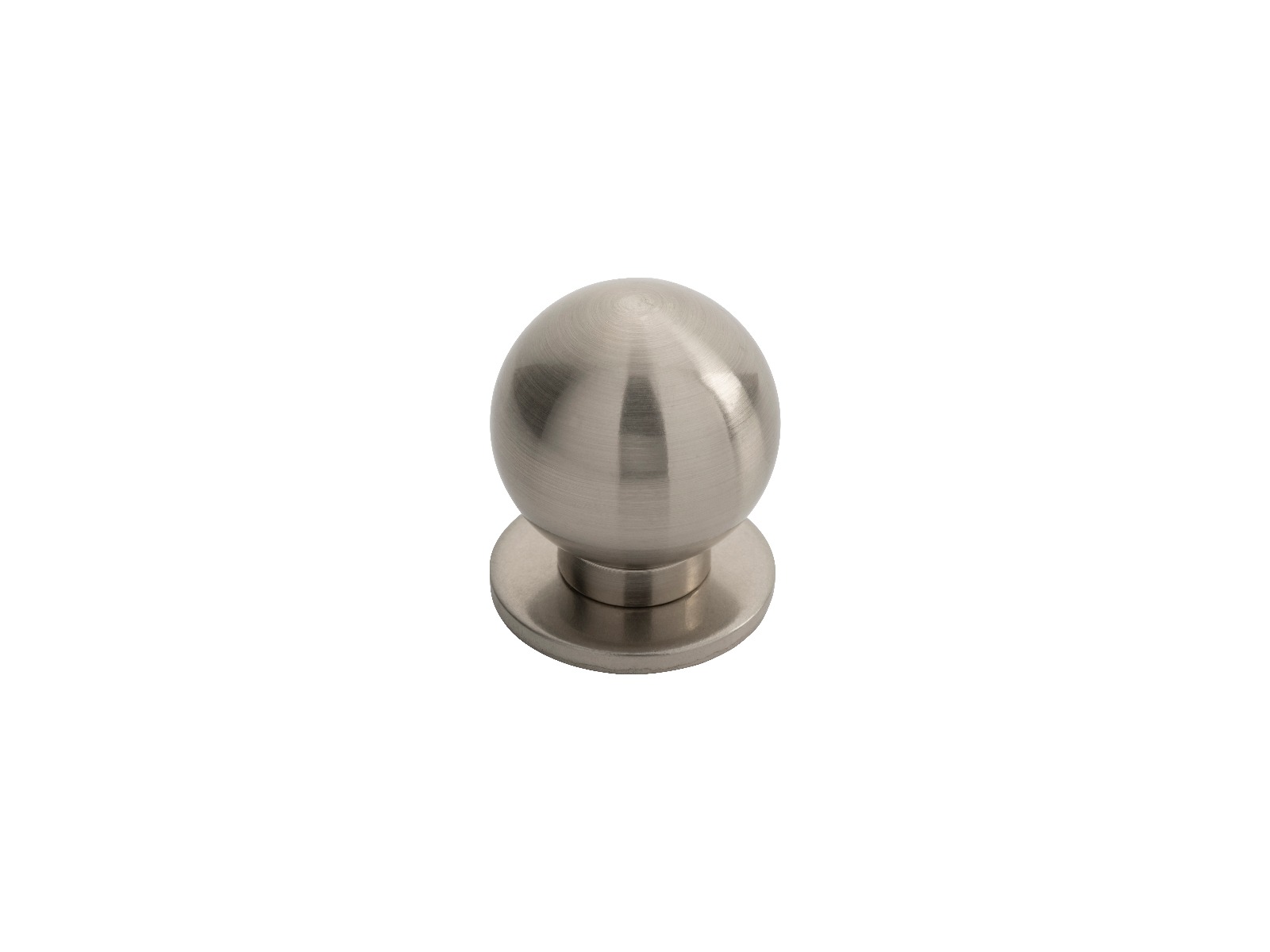 ftd425bsn.jpg Carlisle Brass 30mm Stainless Steel Ball Knob W/ Rose - Satin Nickel - Image 1