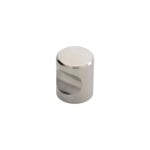 Carlisle Brass Stainless Steel Cylindrical Knob 25mm - Polished Stainless Steel