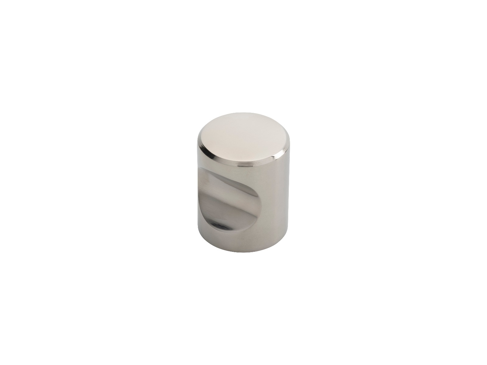 ftd430cps.jpg Carlisle Brass Stainless Steel Cylindrical Knob 25mm - Polished Stainless Steel - Image 1