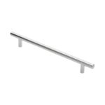 Carlisle Brass 12mm Dia. T-Bar Pull Handle - 192mm C/C - Bolt Through Fixing - Polished Chrome