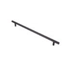 Carlisle Brass 12mm Dia. T-Bar Pull Handle - 288mm C/C - Bolt Through Fixing - Matt Black