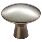 Carlisle Brass Disc Knob 27mm - Satin Nickel