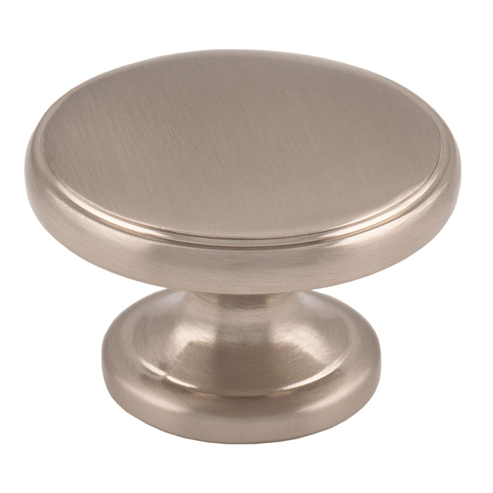ftd524ssn.jpg Carlisle Brass Oxford Knob 32mm - Satin Nickel - Image 1