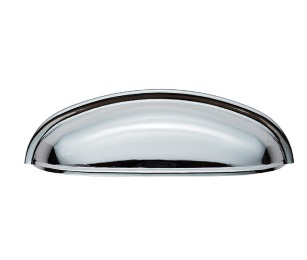Carlisle Brass Modern Shaker Cup Pull 96mm C/C - Polished Chrome