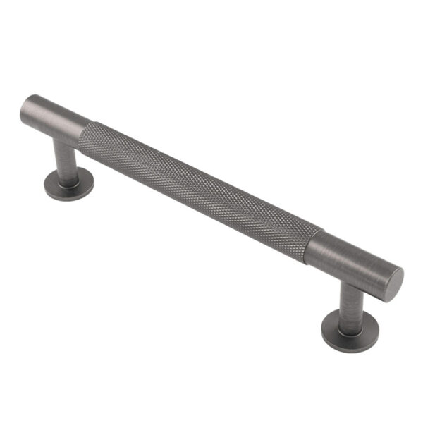 Carlisle Brass Knurled Cabinet Pull Handle 128mm C/C - Anthracite