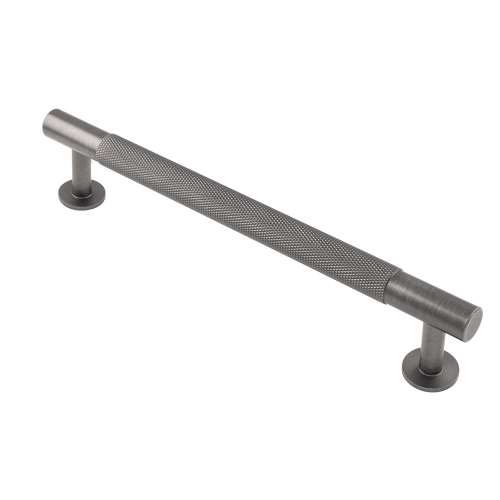 ftd700cant.jpg Carlisle Brass Knurled Cabinet Pull Handle 160mm C/C - Anthracite - Image 1