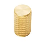 Carlisle Brass Knurled Cabinet Knob - Satin Brass