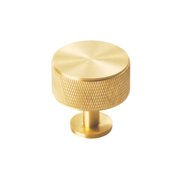 Carlisle Brass Knurled Cabinet Radio Knob - Satin Brass
