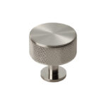 Carlisle Brass Knurled Cabinet Radio Knob - Satin Nickel
