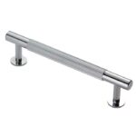 Carlisle Brass Lines Cabinet Pull Handle 128mm C/C - Polished Chrome