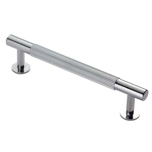 Carlisle Brass Lines Cabinet Pull Handle 128mm C/C - Polished Chrome