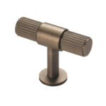 Carlisle Brass Lines Cabinet T-Bar Knob - Antique Brass