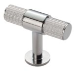 Carlisle Brass Lines Cabinet T-Bar Knob - Polished Chrome