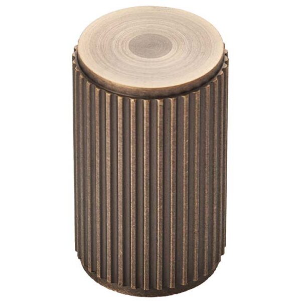 Carlisle Brass Lines Cabinet Knob - Antique Brass