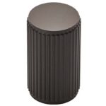 Carlisle Brass Lines Cabinet Knob - Matt Black