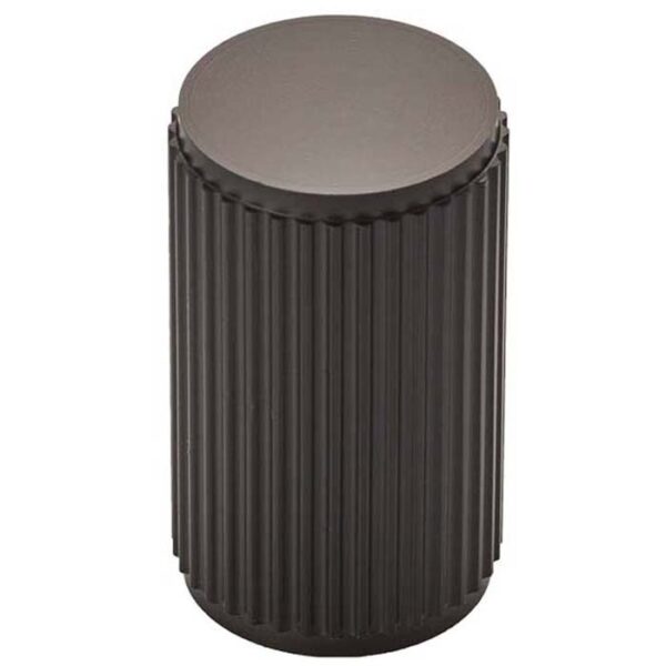 Carlisle Brass Lines Cabinet Knob - Matt Black