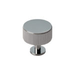 Carlisle Brass Lines Cabinet Radio Knob - Polished Chrome