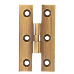 Carlisle Brass 64 x 35 x 2mm H Pattern Cabinet Hinge C/W Screws (Pair) - Antique Brass