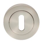 Carlisle Brass Escutcheon - Lock Profile on Concealed Fix Round Rose - Satin Nickel