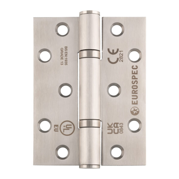Eurospec 102 x 76 x 3mm Thrust Bearing G13 Hinge (Pair) - Satin Stainless Steel
