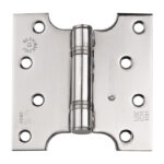 Eurospec 102 x 152 x 3.5mm Parliament Hinge Grade 13 C/W Screws (Pair) - Bright Stainless Steel