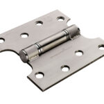 Eurospec 102 x 152 x 3.5mm Parliament Hinge Grade 13 C/W Screws (Pair) - Satin Stainless Steel